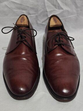 Peal & Co. Brooks Brothers Made in Italy Brown Oxford Leather Shoe - sz 10 1/2 E